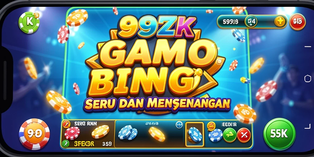 Screenshot gameplay 99ZK yang menyenangkan dan penuh warna.