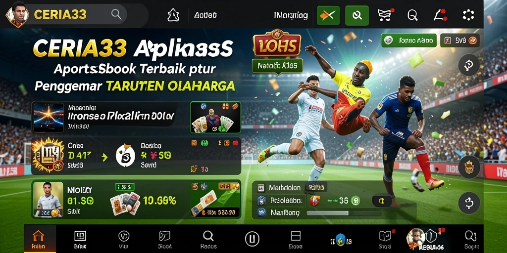 Screenshot utama CERIA33 yang menampilkan pengalaman taruhan olahraga yang menarik.