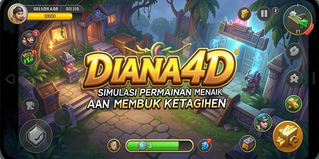 Tampilan gameplay DIANA4D yang menarik dan penuh warna.