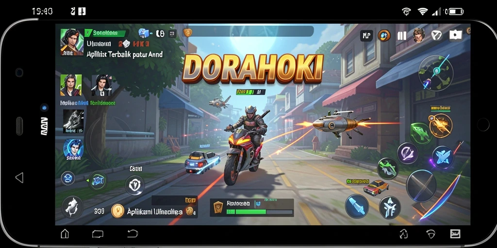 Tampilan antarmuka DORAHOKI yang bersih dan fungsional.
