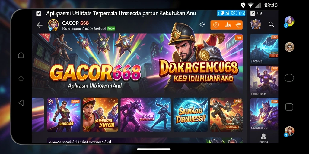 Screenshot GACOR668 menampilkan antarmuka pengguna yang interaktif.