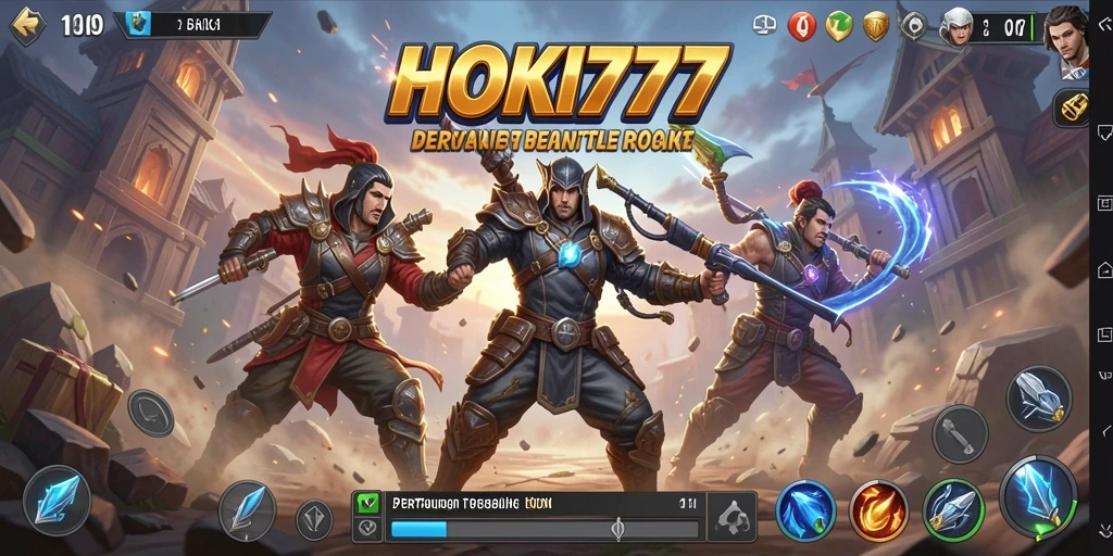 Tangkap momen seru gameplay Battle Royale HOKI777 yang mendebarkan.