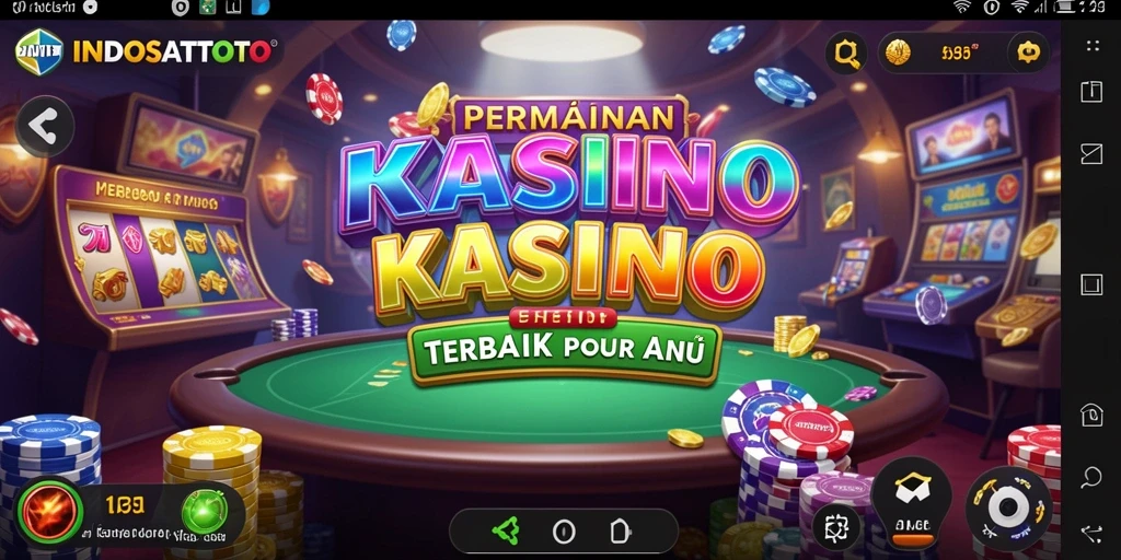 Tampilan gameplay menarik di INDOSATTOTO dengan grafik yang memukau.
