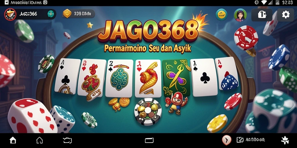 Tampilan gameplay Domino yang menarik di JAGO368.