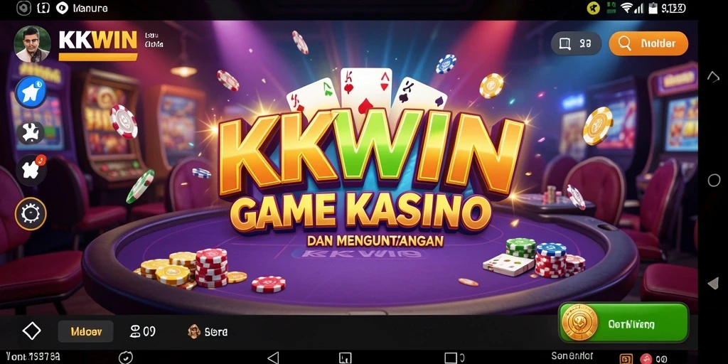 Screenshot utama KKWIN menampilkan gameplay Kasino yang mengasyikkan.