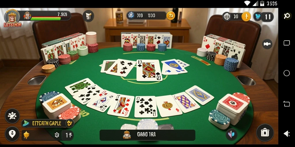 Tampilan gameplay seru di aplikasi LETSTHOR Gaple.