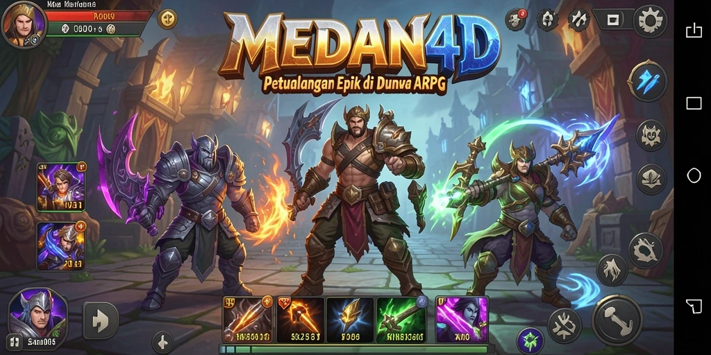 Tampilan aksi mendebarkan dari gameplay MEDAN4D yang penuh tantangan.