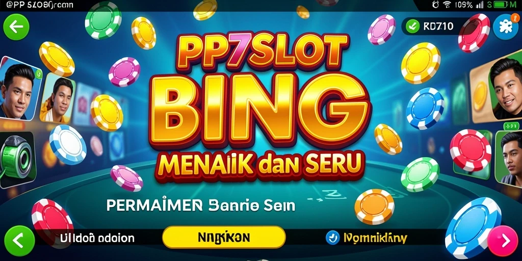 Screenshot gameplay PP7SLOT yang menampilkan suasana permainan bingo yang seru.