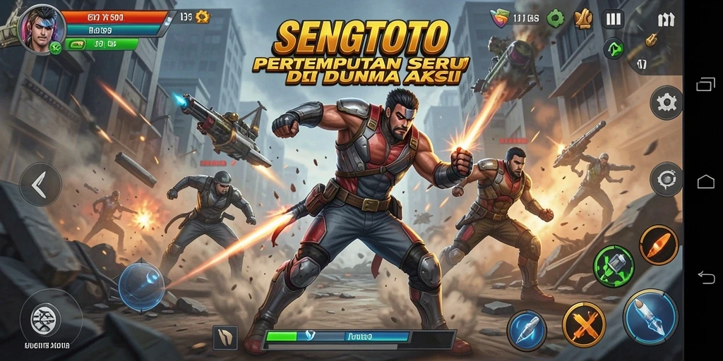 Tampilan gameplay seru di SENGTOTO dengan aksi mendebarkan.