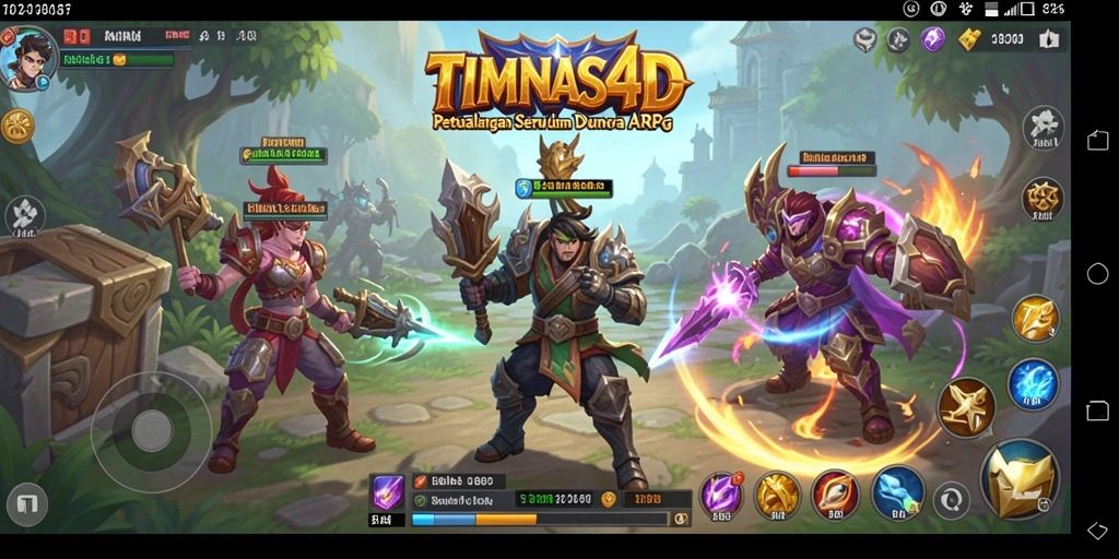 Screenshot utama TIMNAS4D menampilkan gameplay ARPG yang mendebarkan.
