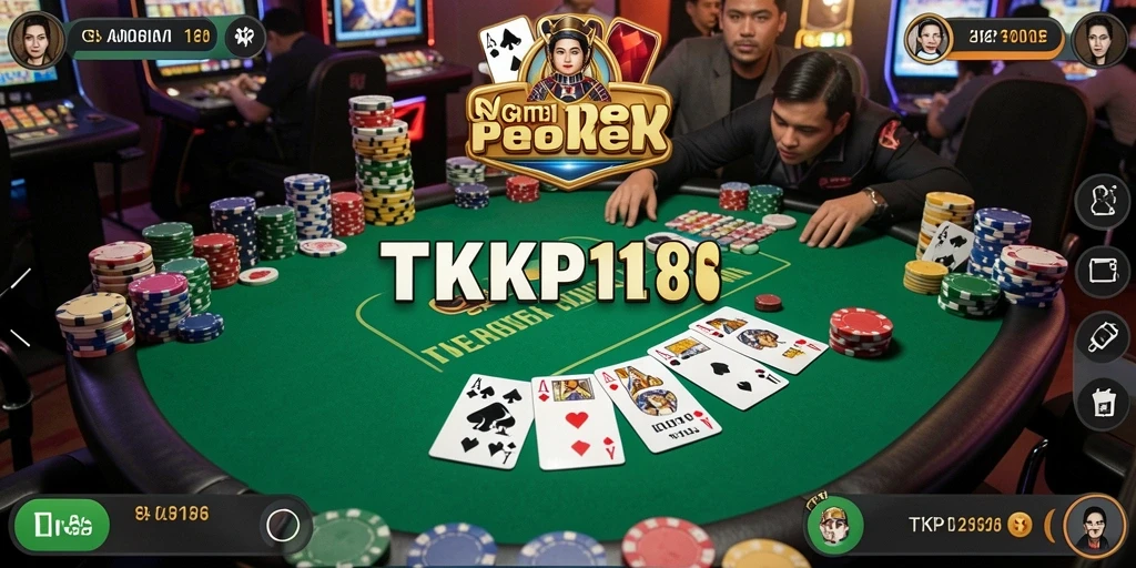 Tampilan menarik dari gameplay Poker di TKP188