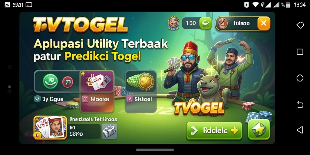 Tampilan antarmuka TVTOGEL dengan fitur prediksi togel yang intuitif.