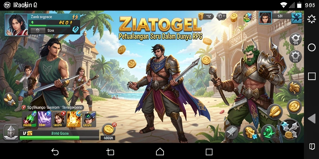 Tampilan gameplay seru dari ZIATOGEL yang menantang dan interaktif.